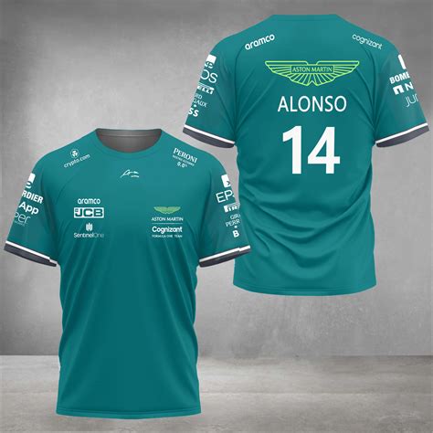 Camisetas Del Equipo Aston Martin F Piloto De Carreras Espa Ol