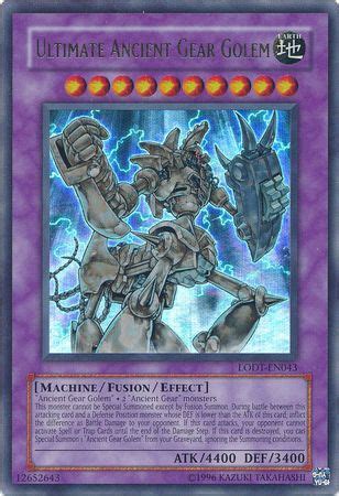 Ultimate Ancient Gear Golem Yugioh TrollAndToad