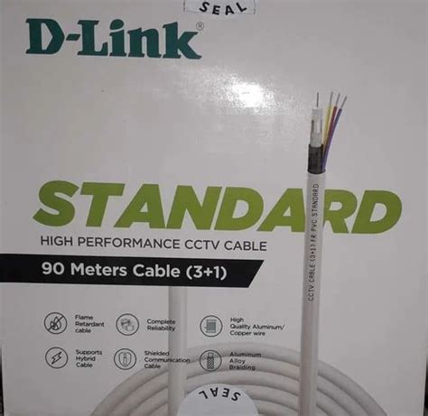 D Link Cctv Standard 90 Mtr Cable 3 1 At Rs 1300 Roll CCTV Copper