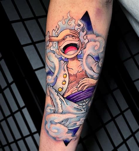 The laugh of fifth gear monkey d luffy tattoo | One piece tattoos, Sleeve tattoos, Cool tattoos ...