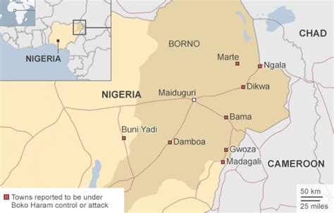 Nigeria S Boko Haram Seize Bama Town In Borno BBC News