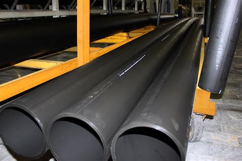 A Selection Of Hdpe Pipes Produced By Pes Co In December News