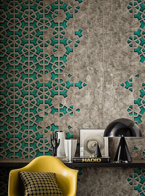 Arabic pattern in modern way … | Wall design, Wall deco, Carpet design