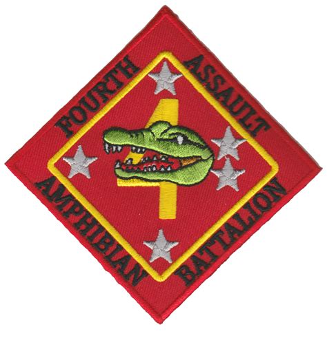 4th Amphibian Assault Battalion Usmc Patch