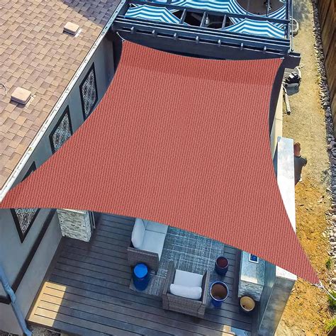 Snapklik Sun Shade Sail X Red Square Canopy Shades For