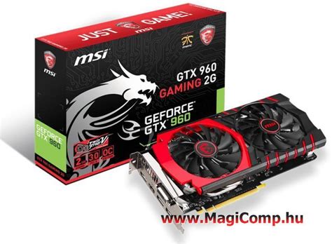 Vásárlás: MSI GeForce GTX 960 2GB GDDR5 128bit (GTX 960 GAMING 2G ...
