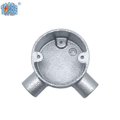 20mm 2 Way Angle Hot Dipped Galvanised Malleable Iron Conduit Box