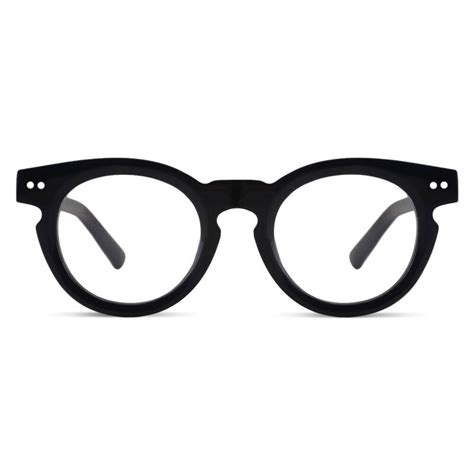 Empire Round Black Glasses - Aoolia.com