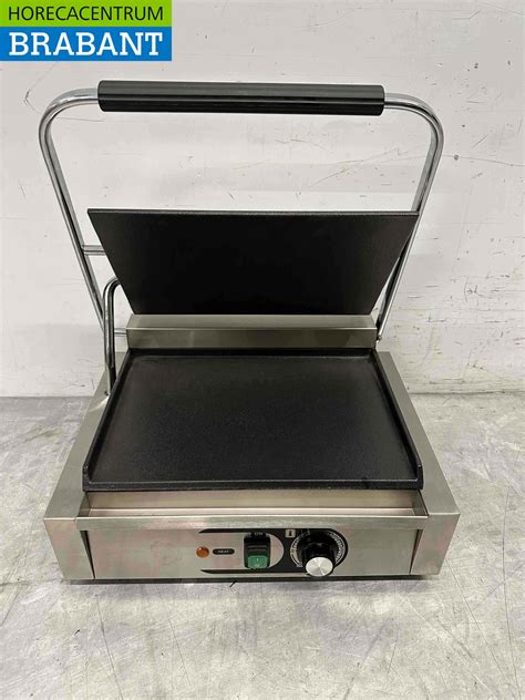 RVS Contactgrill Paninigrill Grill Glad Glad 230V Horeca