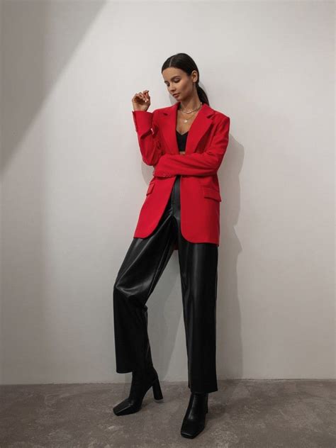 How To Wear A Red Blazer Powerful Outfit Ideas Artofit