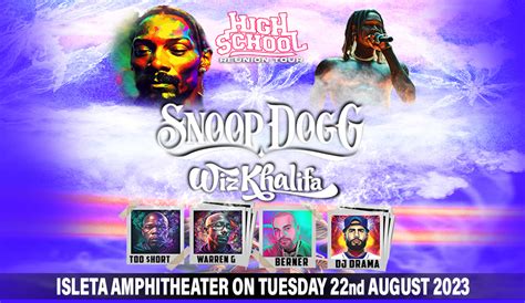 Snoop Dogg, Wiz Khalifa & Too Short Tickets | 22 August 2023 | Isleta ...