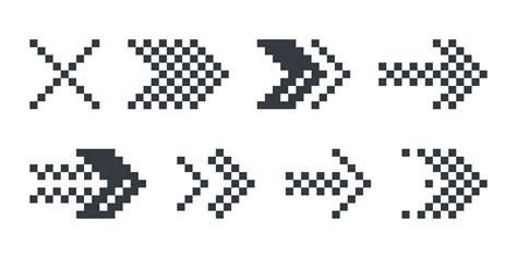 Pixel Arrows Arrows Pixel Art Arrows Icons Concept Arrows Direction