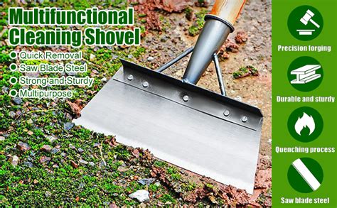 Multifunctional Garden Shovel 25CM Manganese Steel Cleaning Shovel