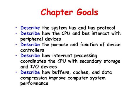 Chapter System Integration And Performance Chapter Outline