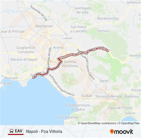 Linea Eav Orari Fermate E Mappe Napoli P Za Vittoria Aggiornato