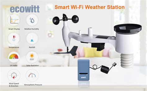 Ecowitt Weather Stations In Outdoor Sensor Array Wireless Weather