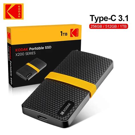 Kodak Disco Duro Externo Ssd X Tb Gb Gb Usb Mini