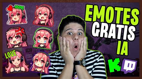 🔥como Hacer Emotes Usando Inteligenia Artificial Para Twitchkick Youtube