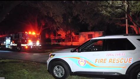 Elderly Woman Critical After House Fire Sparks In Coral Gables Wsvn