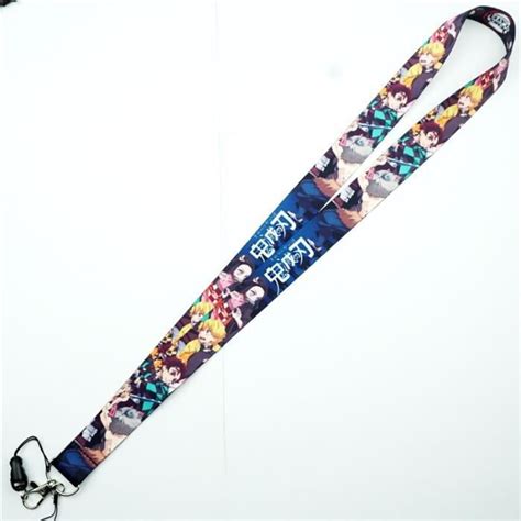 Lanyard Porte clé avec personnage de l anime Demon Slayer Kimetsu No