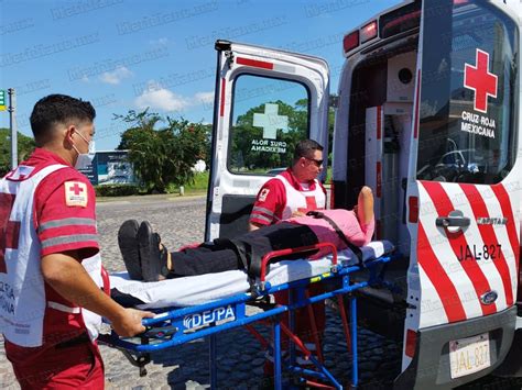 Mujer Resulta Lesionada Tras Accidente En Fluvial Meridiano Mx