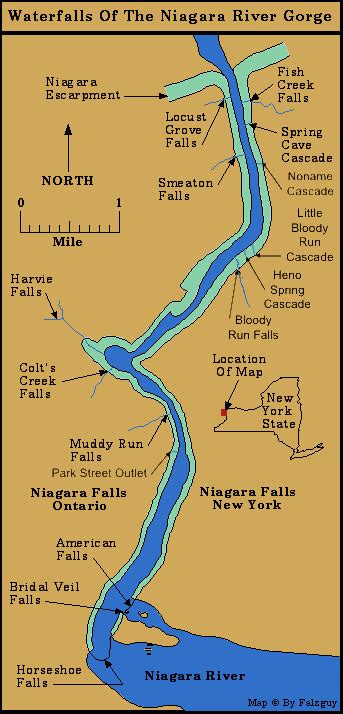 Fishing Lower Niagara River Map - All About Fishing