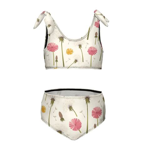 Dandelions Flying Girl S Piece Bikini Set Beach Sport Swimsuit Swimwear Y Cm Walmart