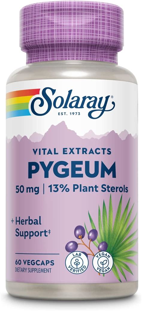 Solaray Pygeum Africanum Extract Mg Capsules Buy Online At Best