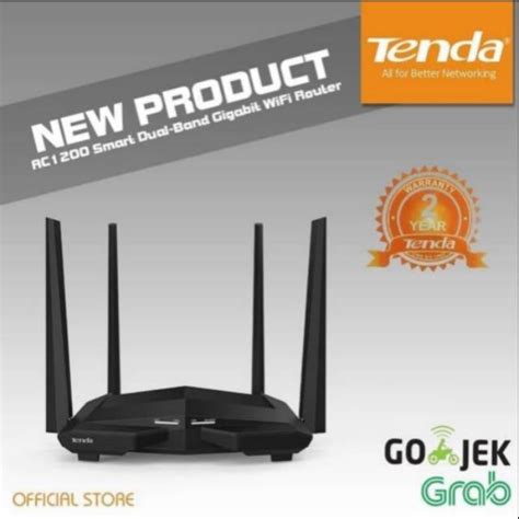 Jual Tenda Ac Ac Smart Dual Band Wi Fi Wireless Router Shopee