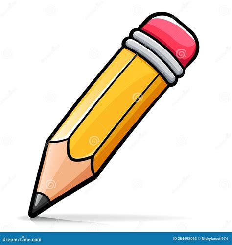 Ilustraci N De Dibujos Animados De L Piz De Madera Vector Ilustraci N The Best Porn Website