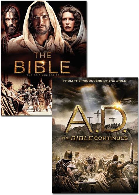 The Bible Epic And A D The Bible Continues Set Of 2 Dvd Vision Video Christian Videos