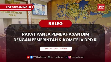 BALEG RAPAT PANJA PEMBAHASAN DIM RUU RPJPN TAHUN 2025 2045 PART 2