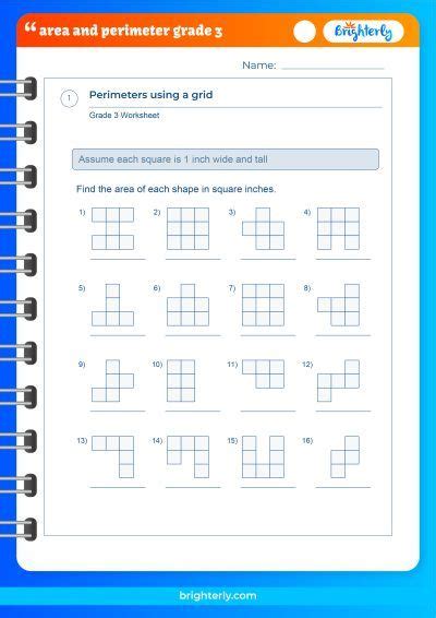 Free Area And Perimeter Worksheets Grade 3 [pdfs] Brighterly