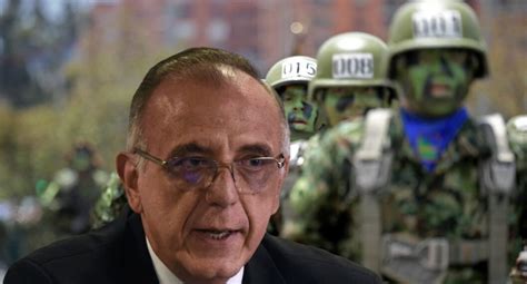 Ministro De Defensa Iván Velázquez Hace Advertencia A Fuerzas Militares