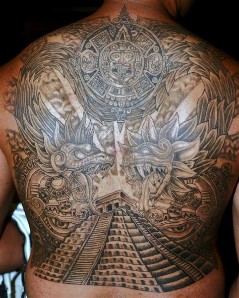 Aztec Calendar Tattoo Chest Easy Tattoo Designs