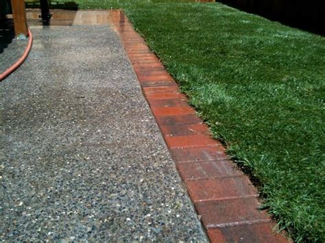 Landscaping brick edging photos