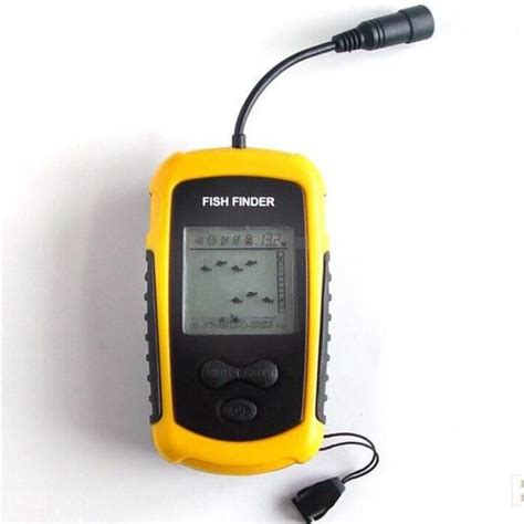 Portable Fish Finder Sonar Sondeur Profondeur Alarme Transducteur