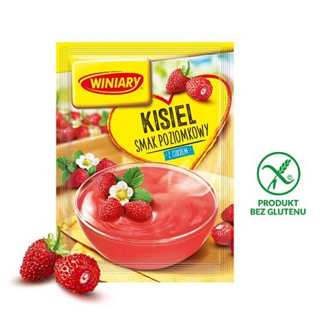 Winiary Kisiel Z Cukrem Smak Poziomkowy 77 G 1 Szt 0 077 Kg Winiary