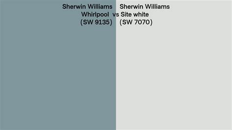 Sherwin Williams Whirlpool Vs Site White Side By Side Comparison