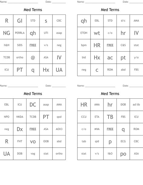 Palabras De Uso Frecuente Y Ortografia Bingo Cards Wordmint🍩 Descubra