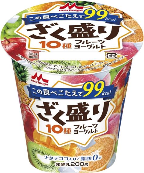 Jp 冷蔵 森永乳業 ざく盛りフルーツヨーグルト 21rn 200g 食品・飲料・お酒