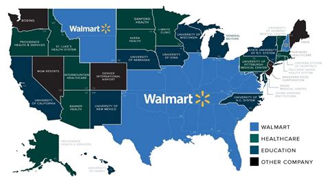 Walmart Nation Mapping The Largest Employers In The Us Youtube