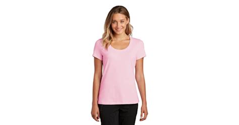 District Dt7501 Ladies Flex Scoop Neck Tee Jiffy Shirts