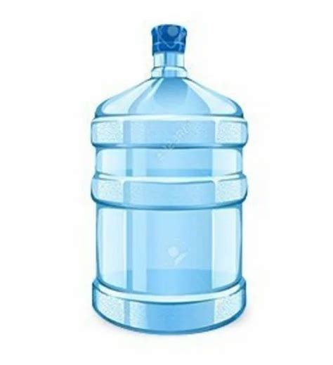 Plastic Transparent 20 Ltr Packaged Drinking Water Jar For Office At