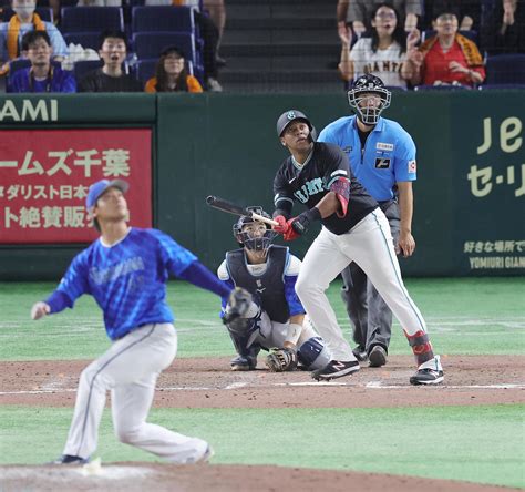 【巨人】今季6度目サヨナラ勝ち オコエ瑠偉が延長12回2死からサヨナラ弾 プロ野球写真ニュース 日刊スポーツ