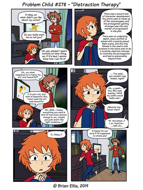 Problem Child #278 - "Distraction Therapy" by ProblemChildComic on