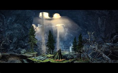 Online Crop HD Wallpaper Caves Elder Scrolls Skyrim Wallpaper Flare