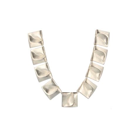 Lapponia Silver Planetoid Valleys Necklace Catawiki