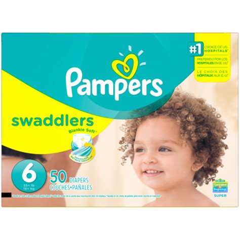 Pampers Swaddlers Size 6 Diapers, 50 ct - Kroger