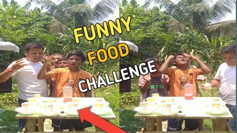 Funny Food Challenge 😄😄 - YouTube